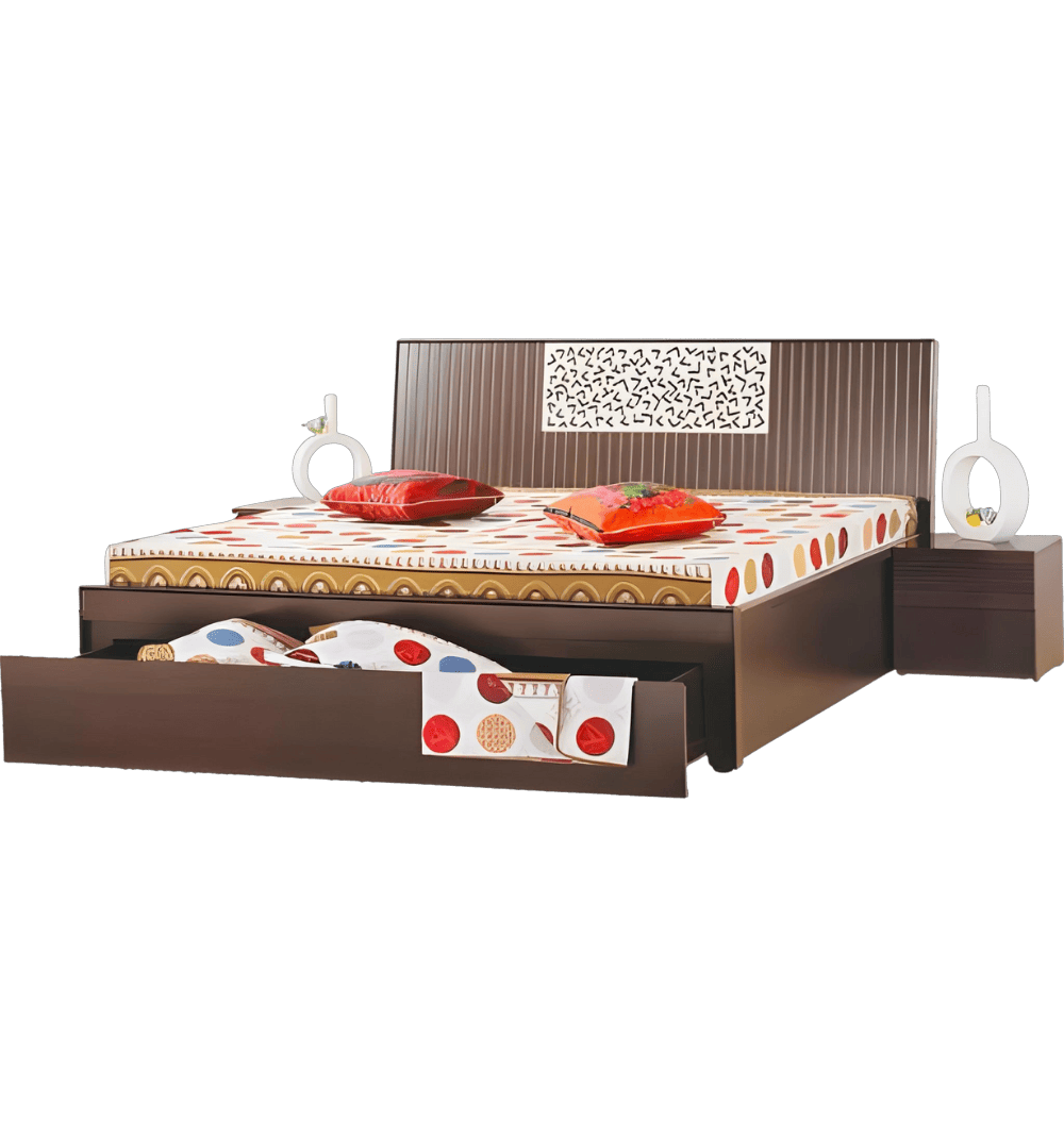Nirbhaya Bed King Size With Drawer Storage
