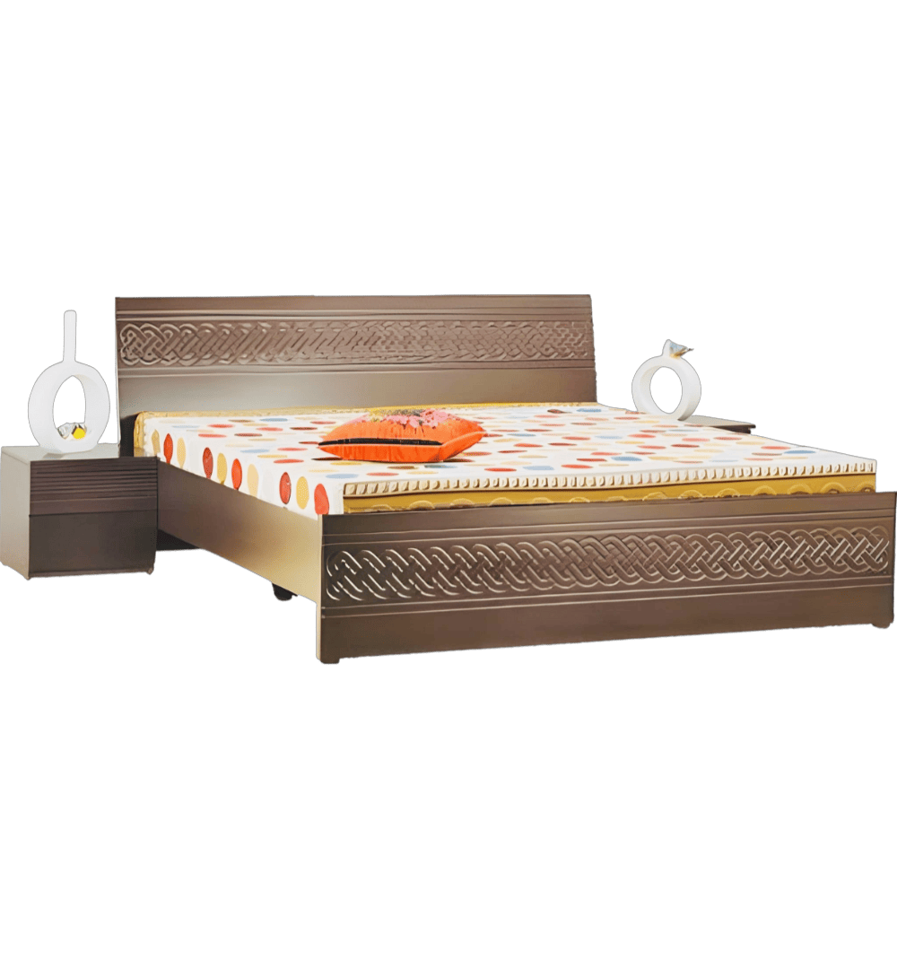Nandana Bed King Size Bed Without Storage 