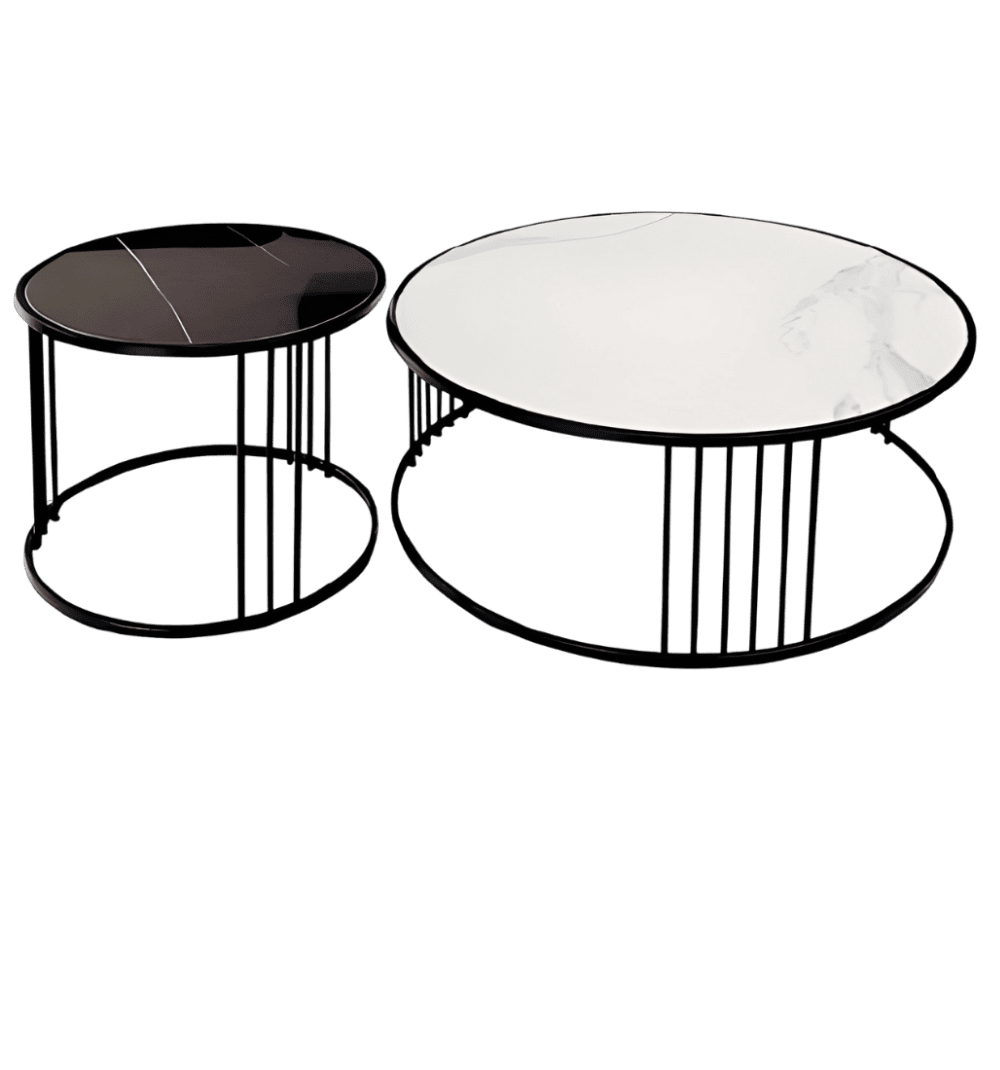 CT Round Pearl Set Of 2 (67507+67515-BK)