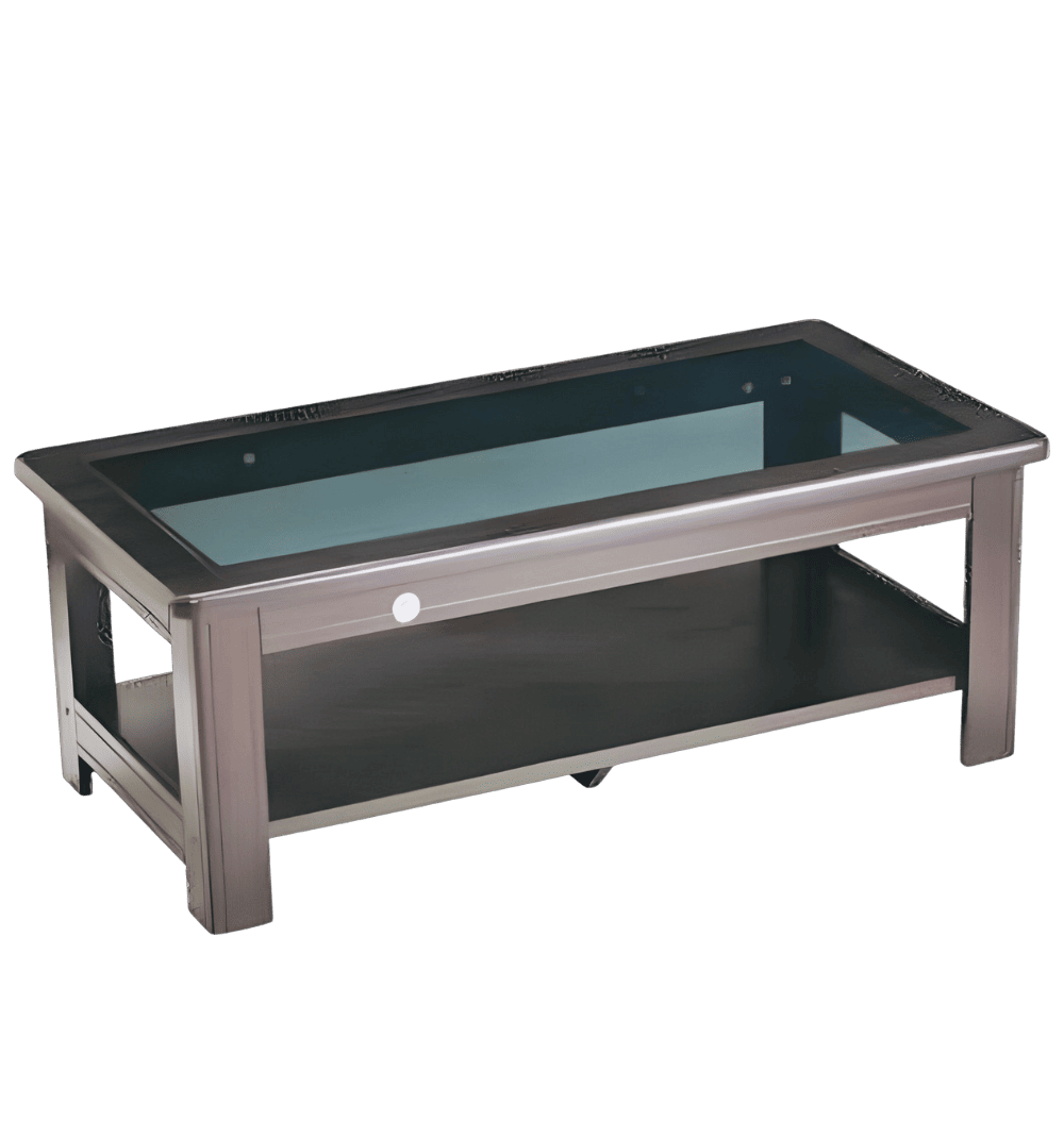 Karunaya Center Table Black Glass