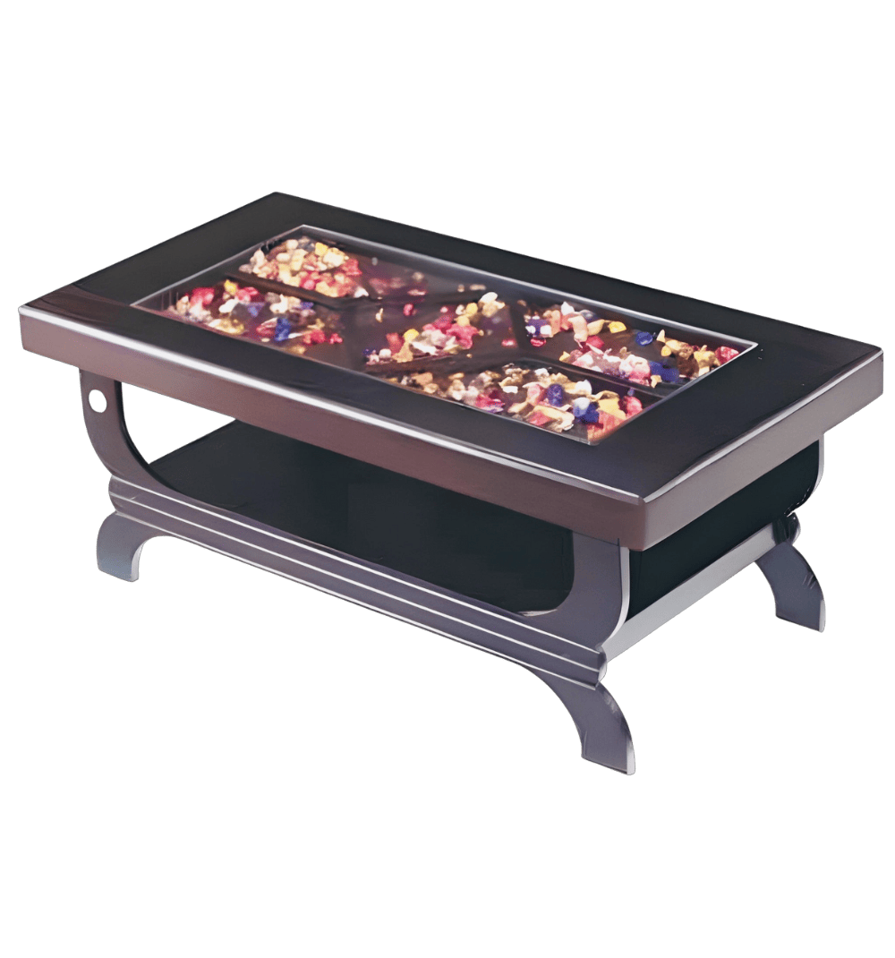 Nivesha Center Table Plain Glass