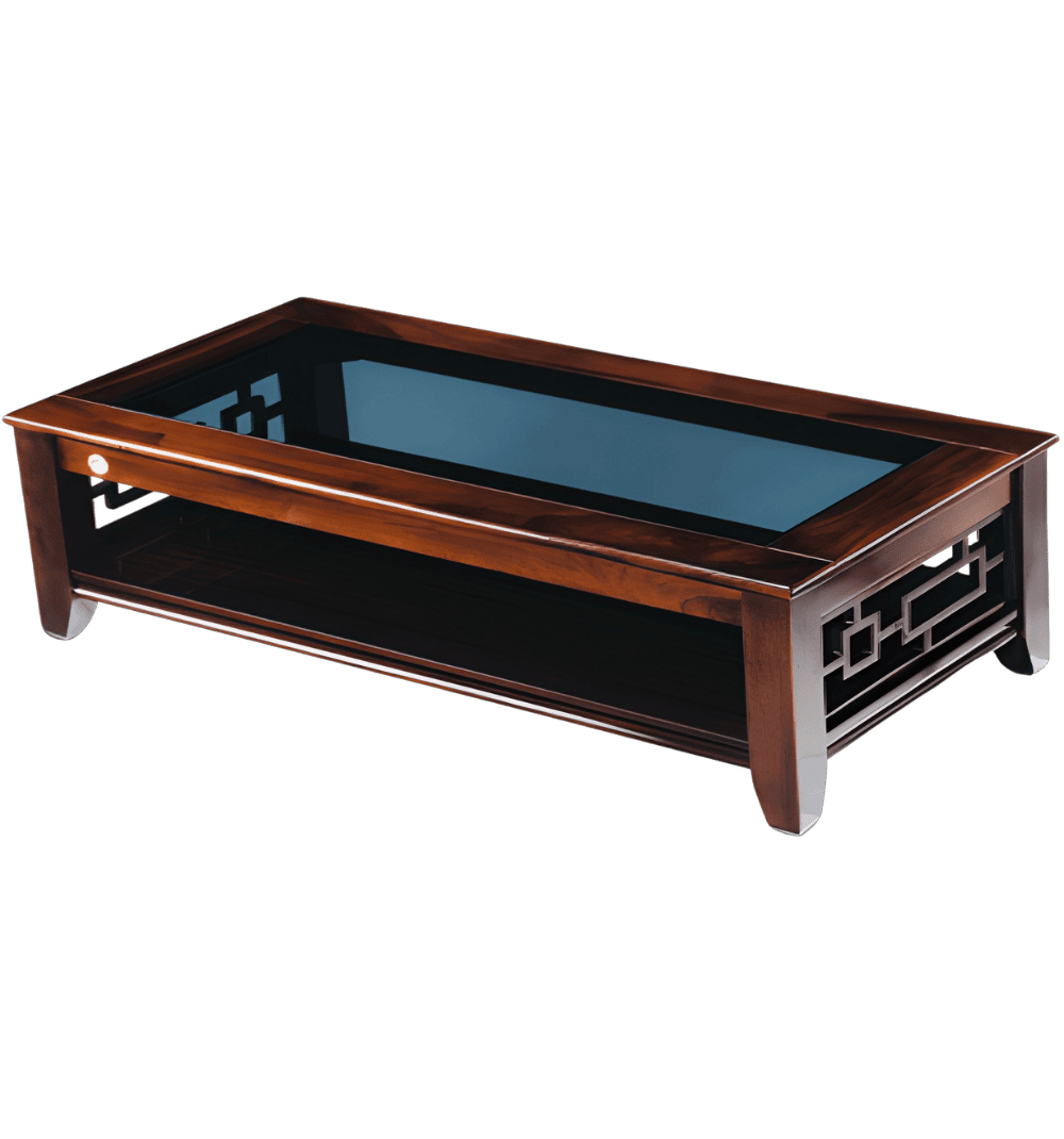 Sthira Center Table Black Glass