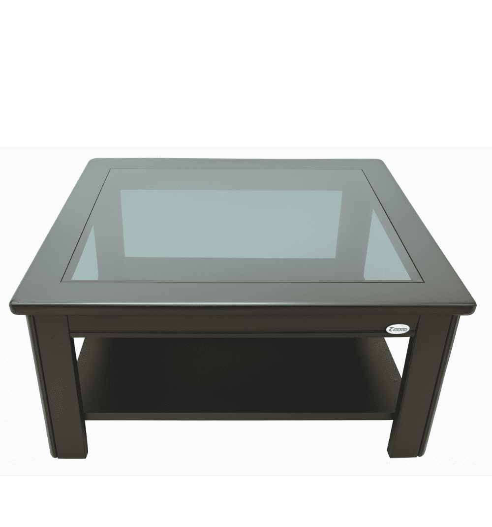 Vicharana Center Table Black Glass