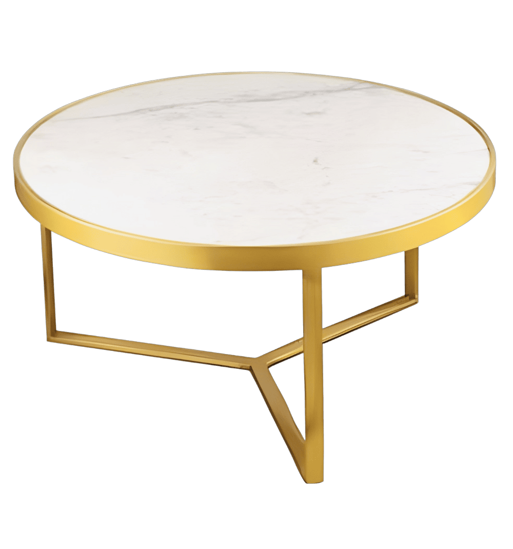 Vividha Center Table Natural Marble