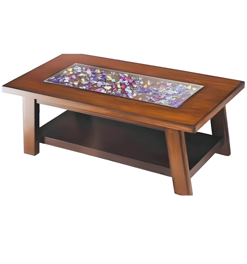 Yujya Center Table Plain Glass
