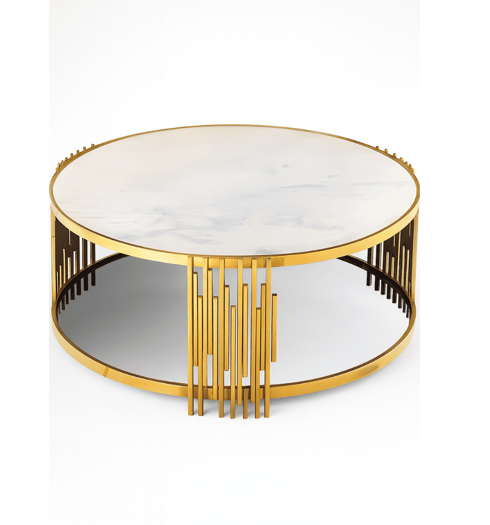 Yojana Center Table natural Marble