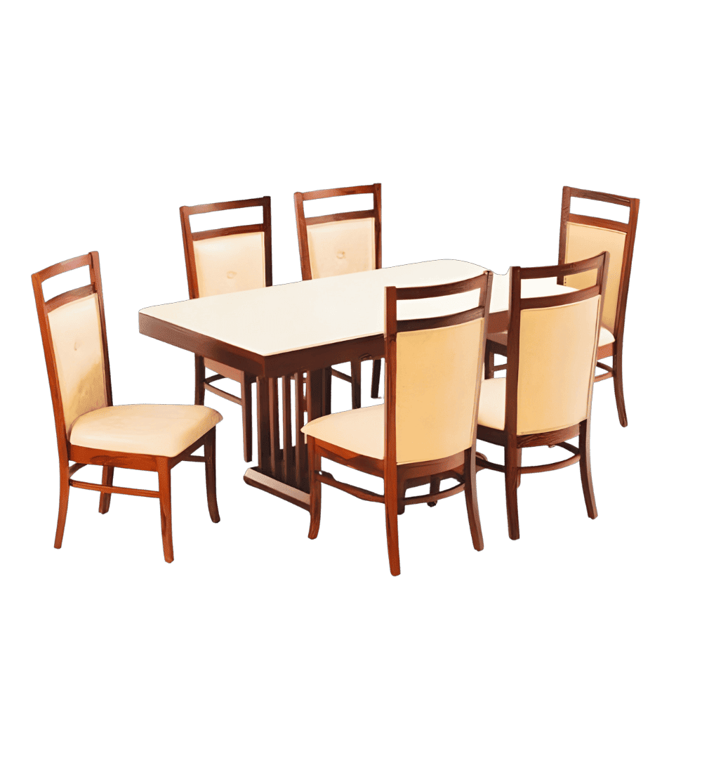Drishti Dining Set (6s) Imported Marble