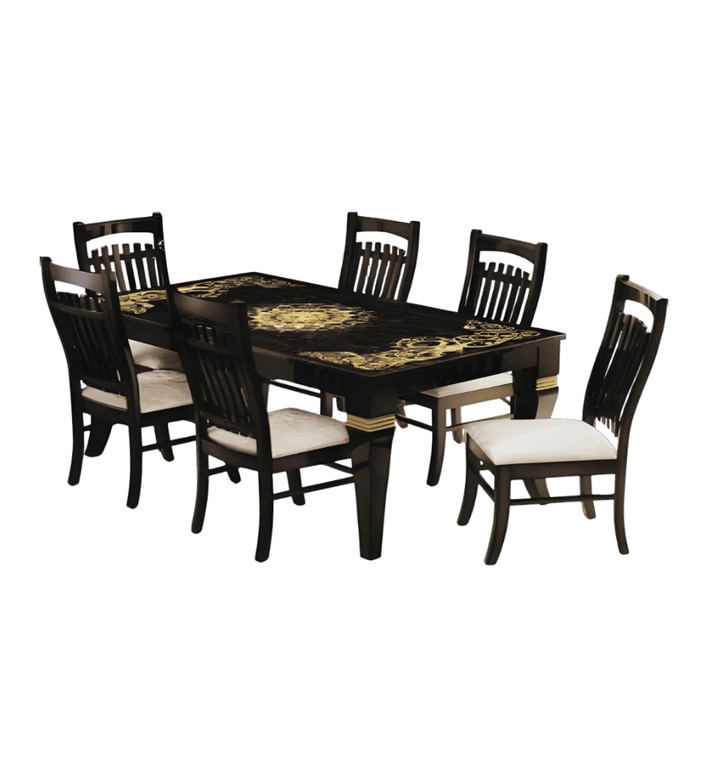 Kala Dining Set (6s) Digital Printed Marble