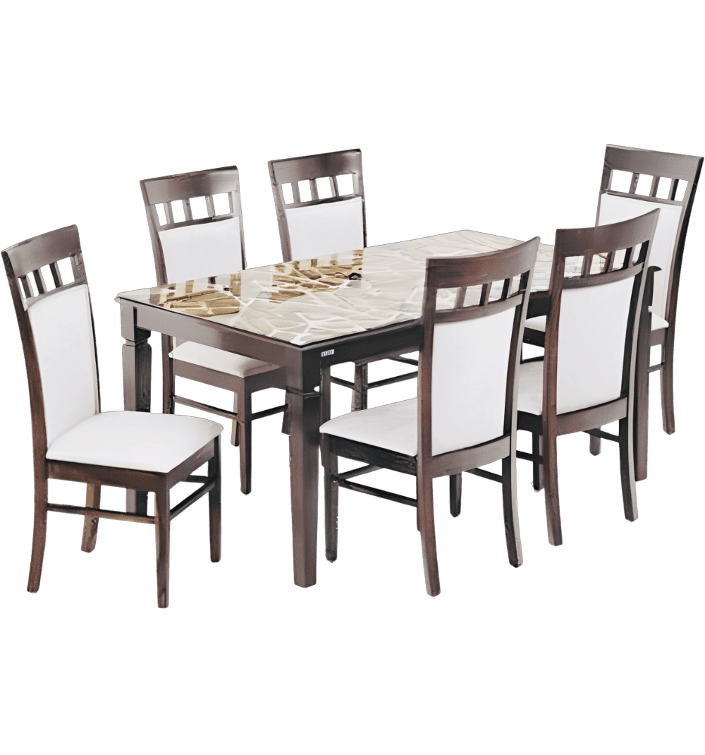 Manas Dining Set (6s) Digital Printed Glass