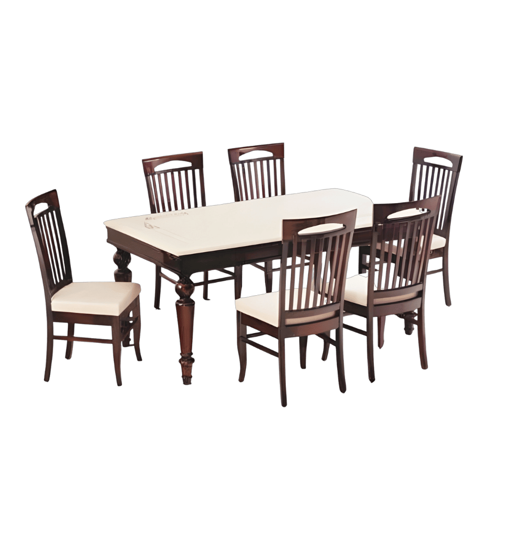 Pravritti Dining Set Composite Marble