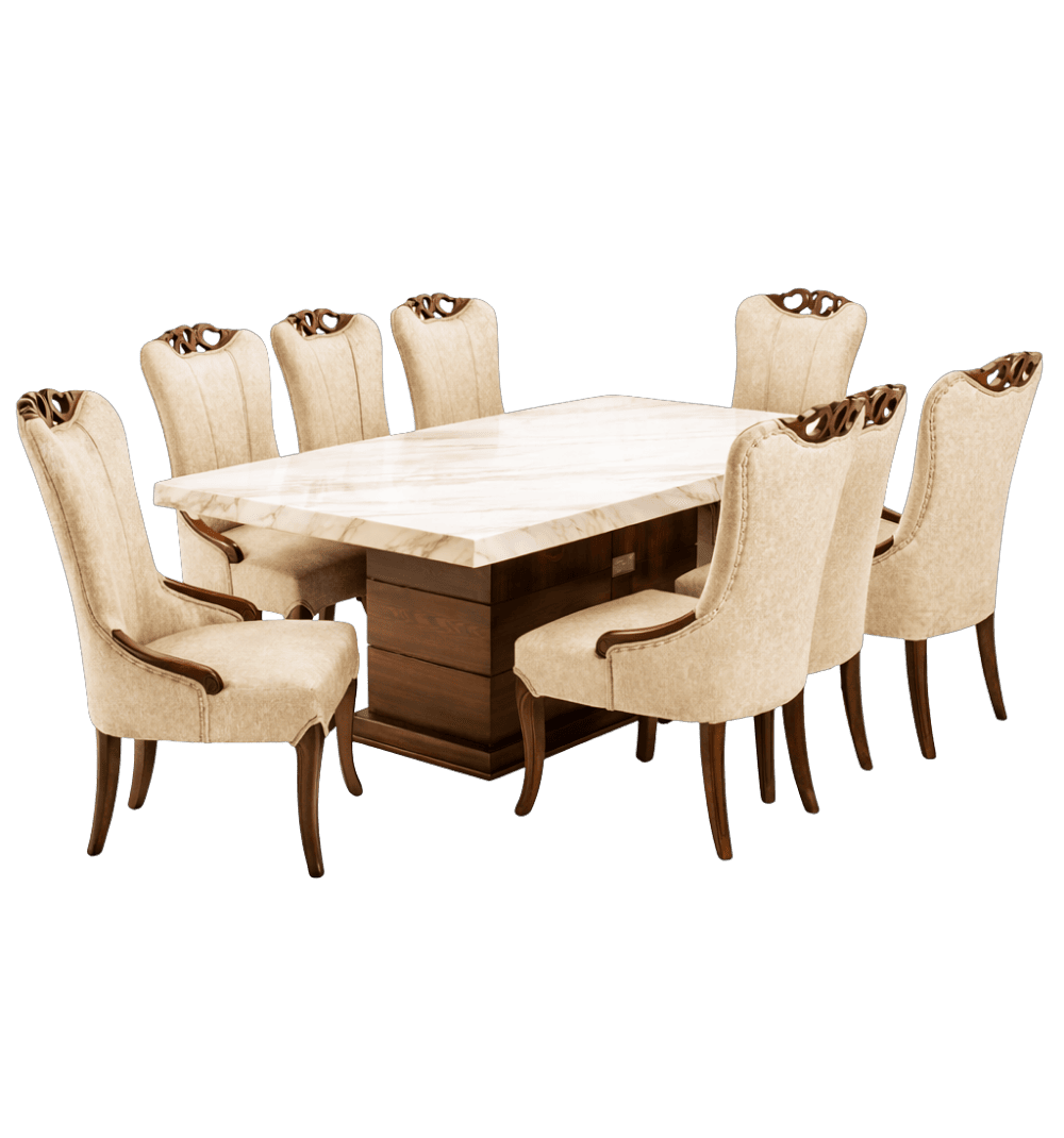 Prakriti Dining Set Imported Marble
