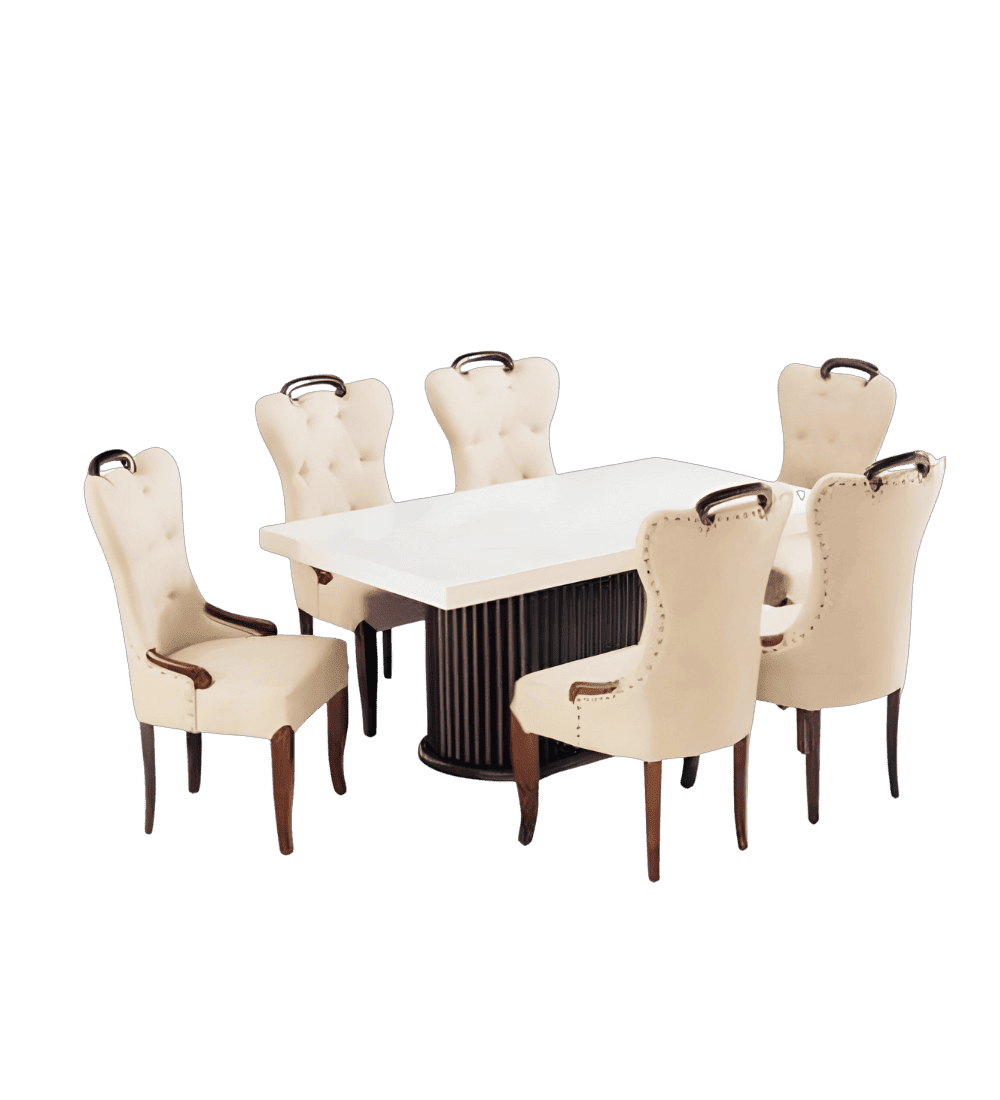Shira Dining Set Imported Marble
