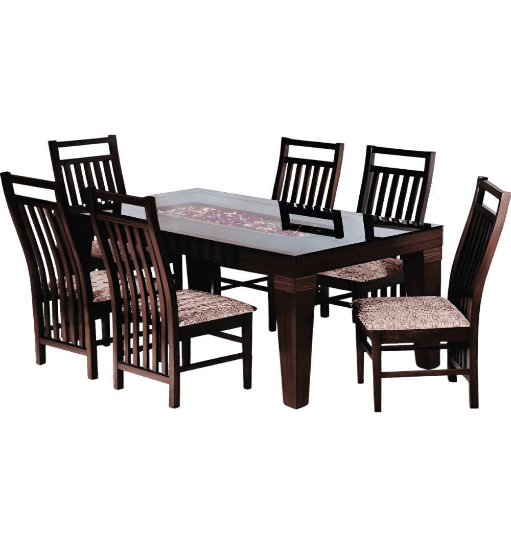 Sannidhi Dining Set (6s) Plain Glass