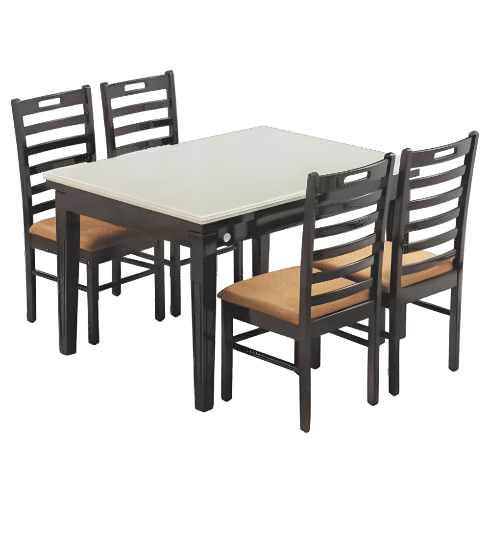 Vilina Dining Set (4s) Digital Printed Glass