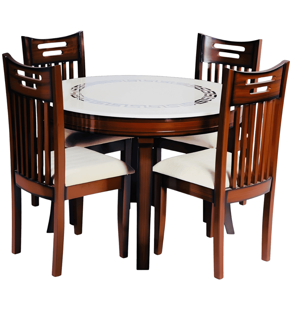 Yojita Round (1+4) Seater Dining Set