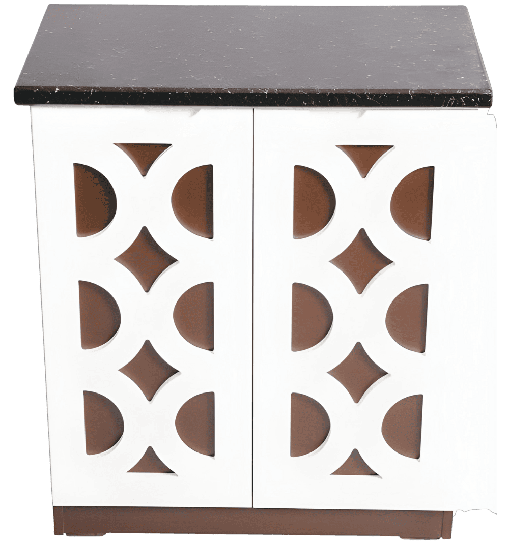 Anvita Cabinet, MDF Polish (White)