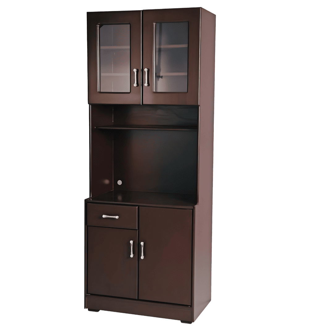 Saubhagya Kitchen cabinet, MDF Polish (Wenge)