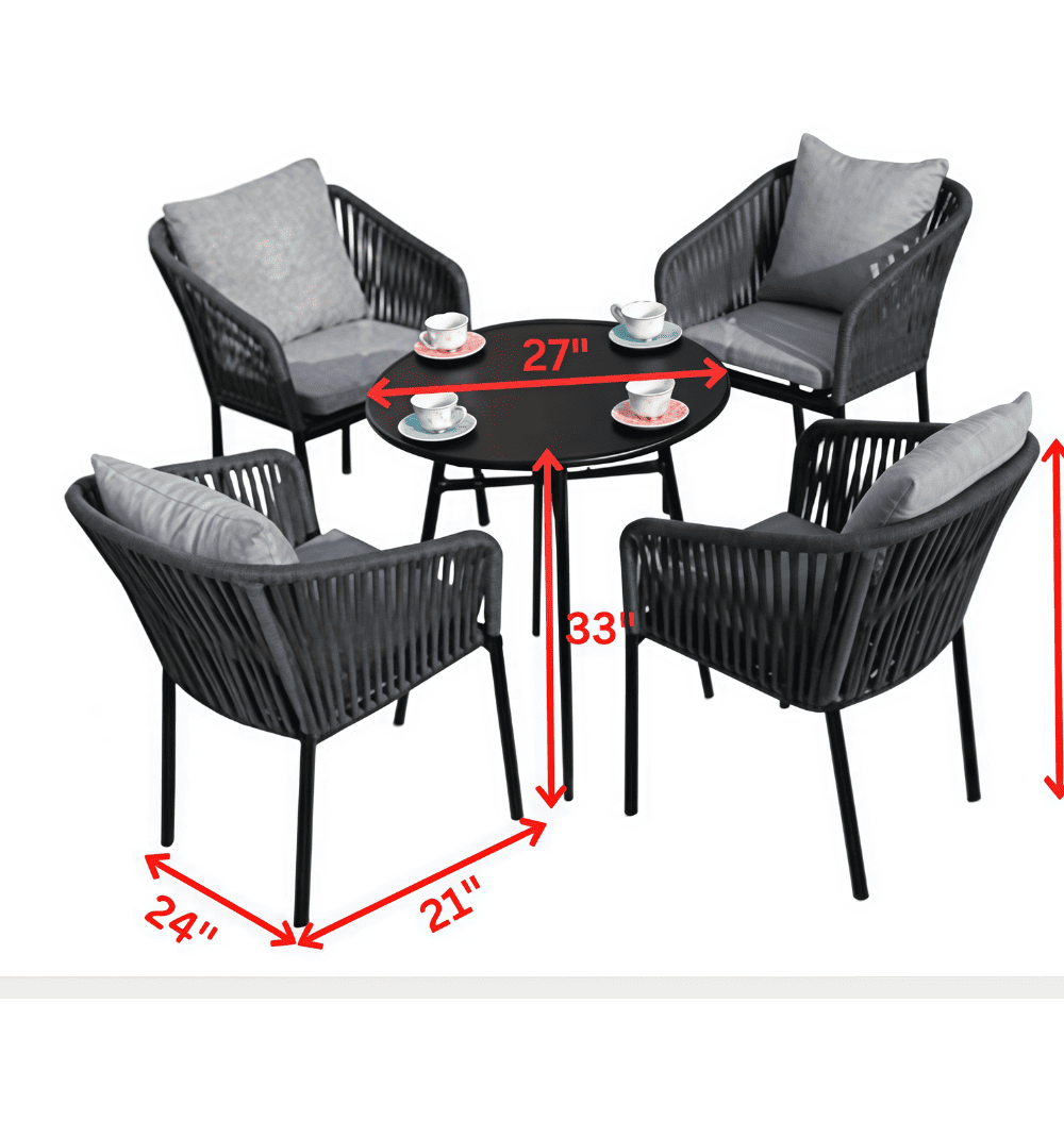 Aurora ORP Chair Set 4+1