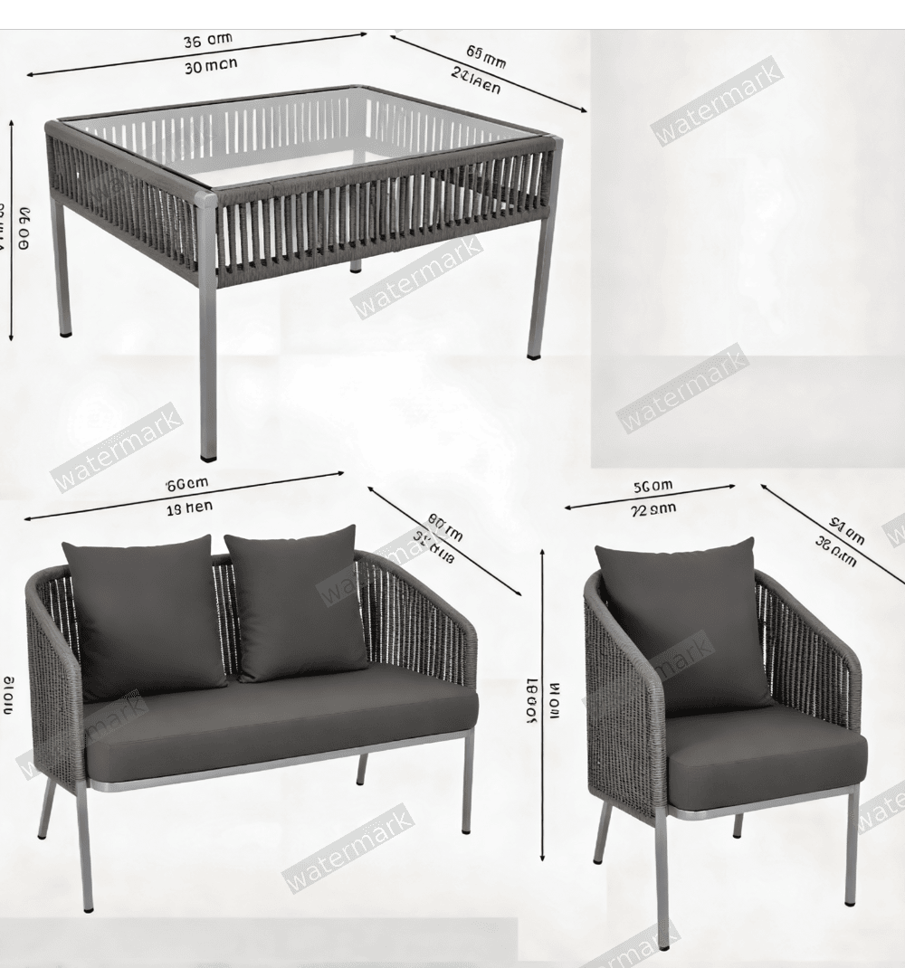 Edenia ORP Chair Set 2+1