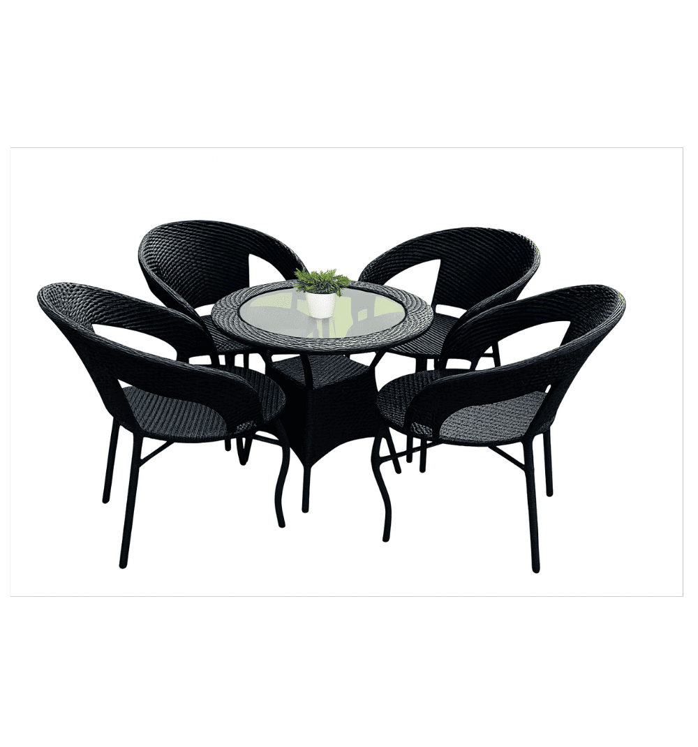 Oval Chair Set (4+1)