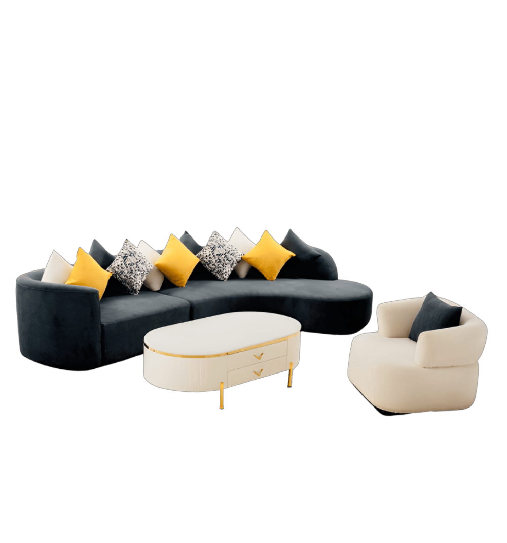Sofa Set Comfy Curve