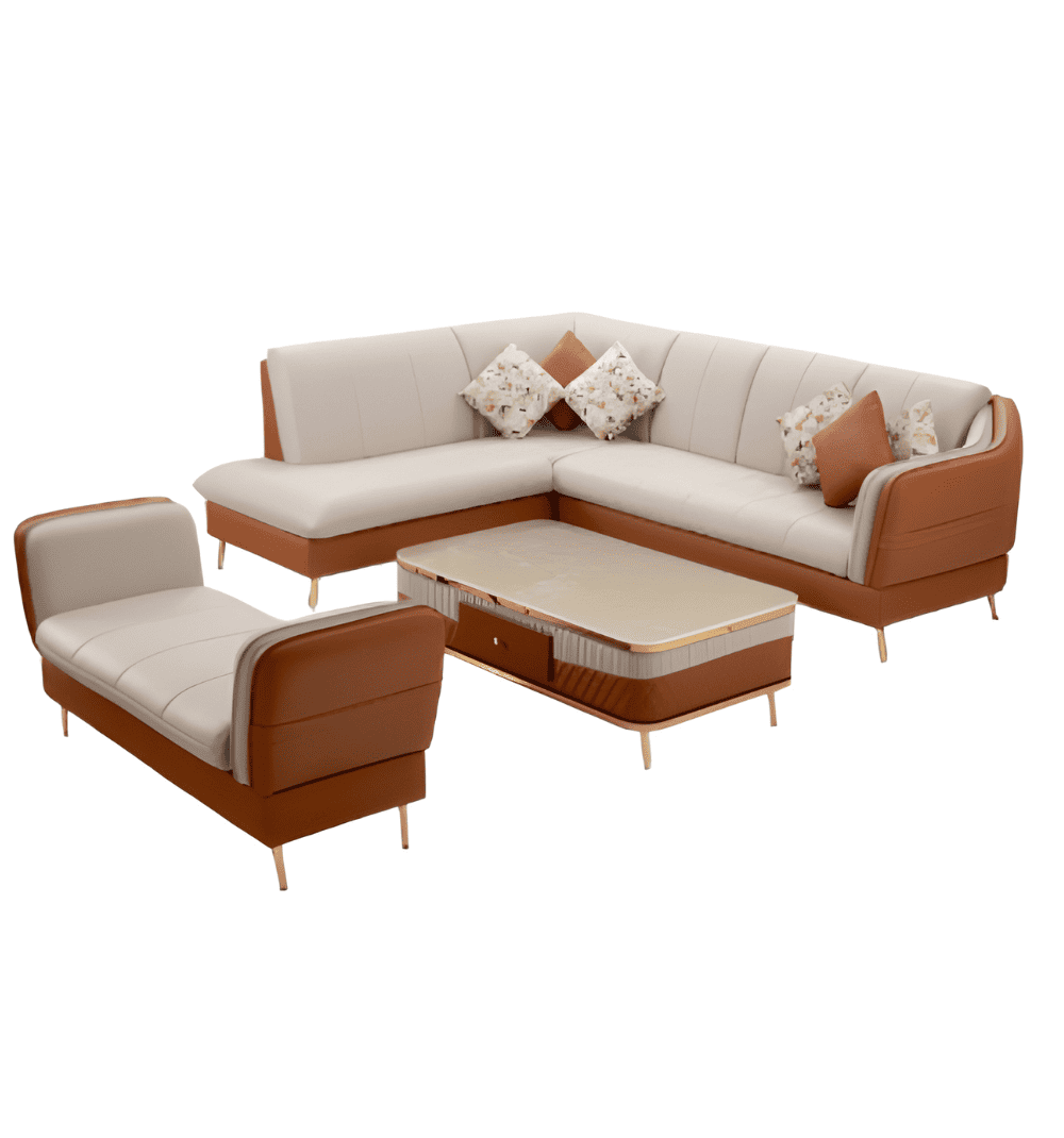 Harley L Shape + Divider Sofa Set