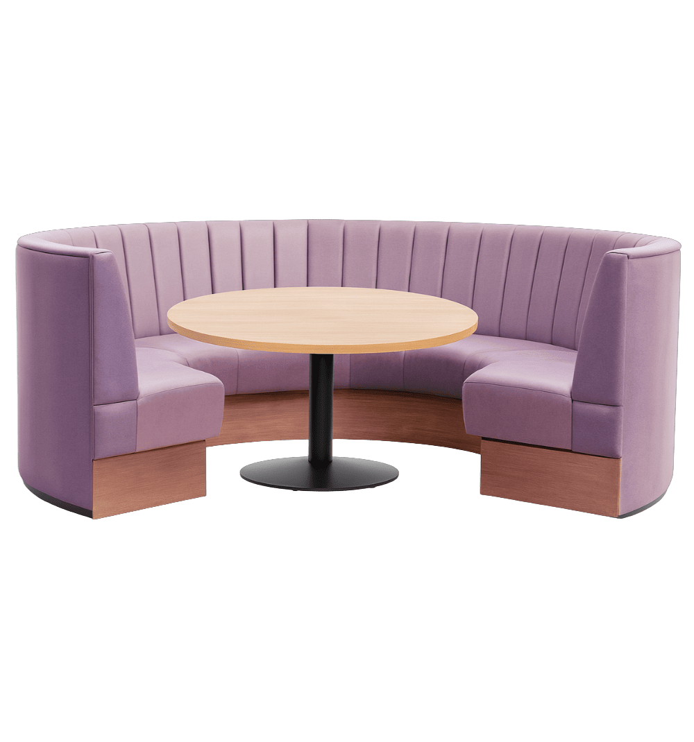 Koin Restaurant Sofa Whit table