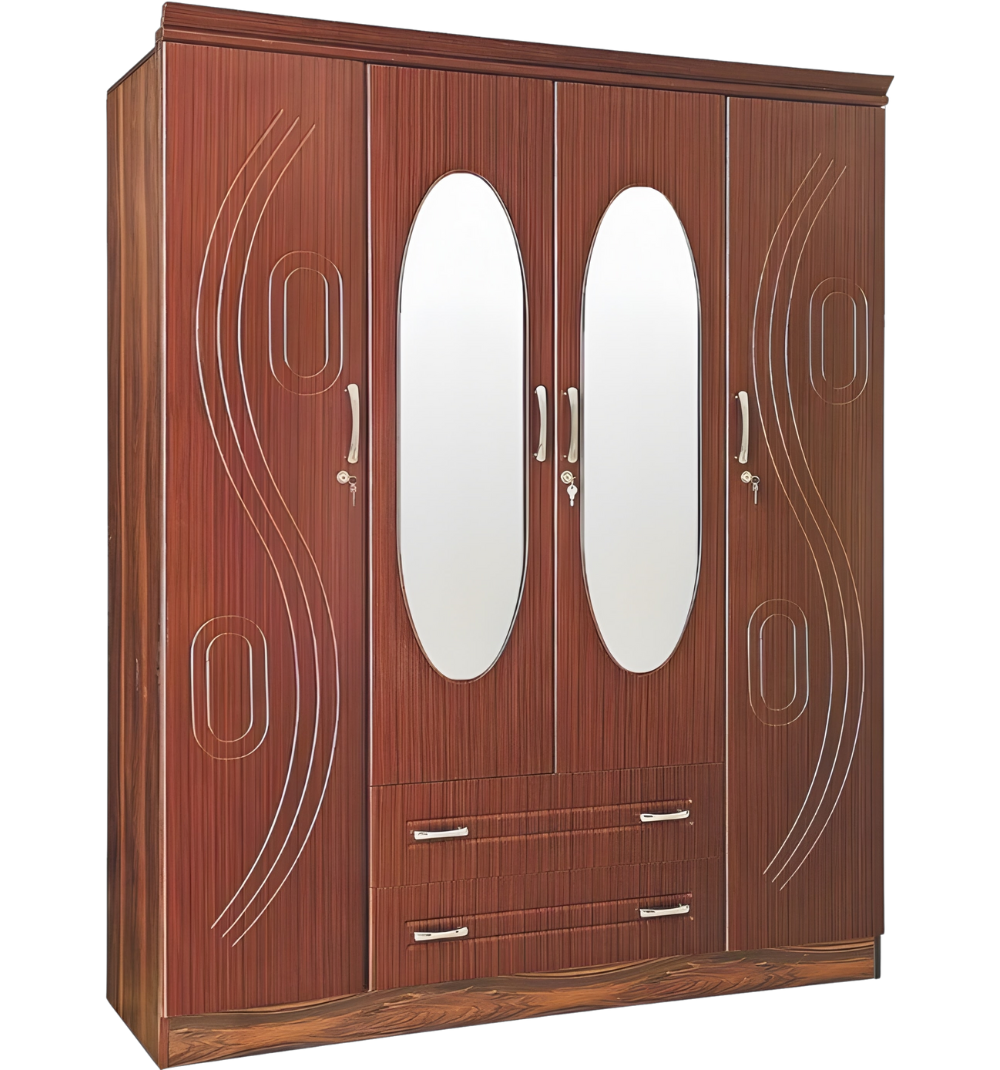 Vrinda 4 Door Wardrobe