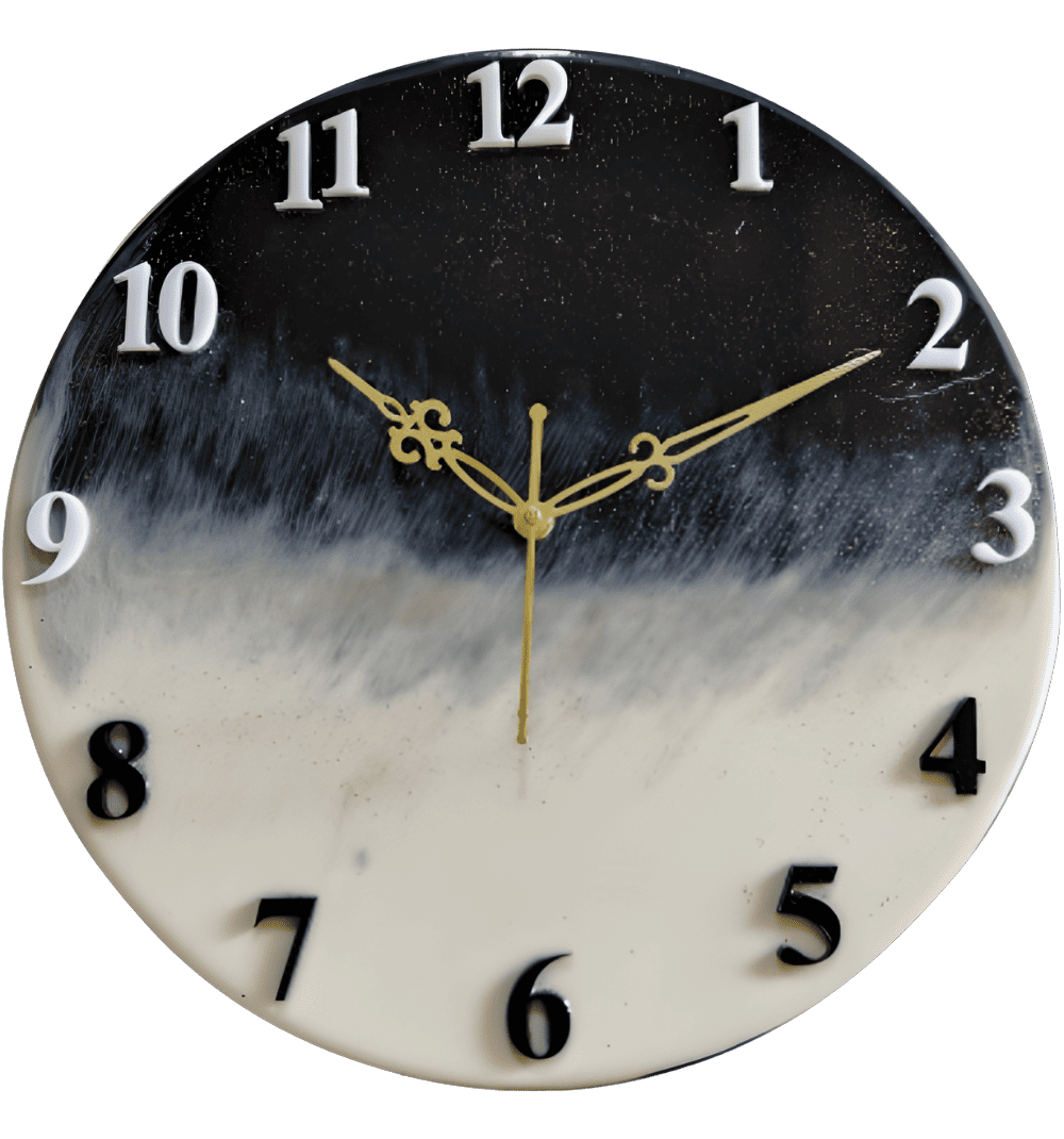 Epoxy Wall Clock 1