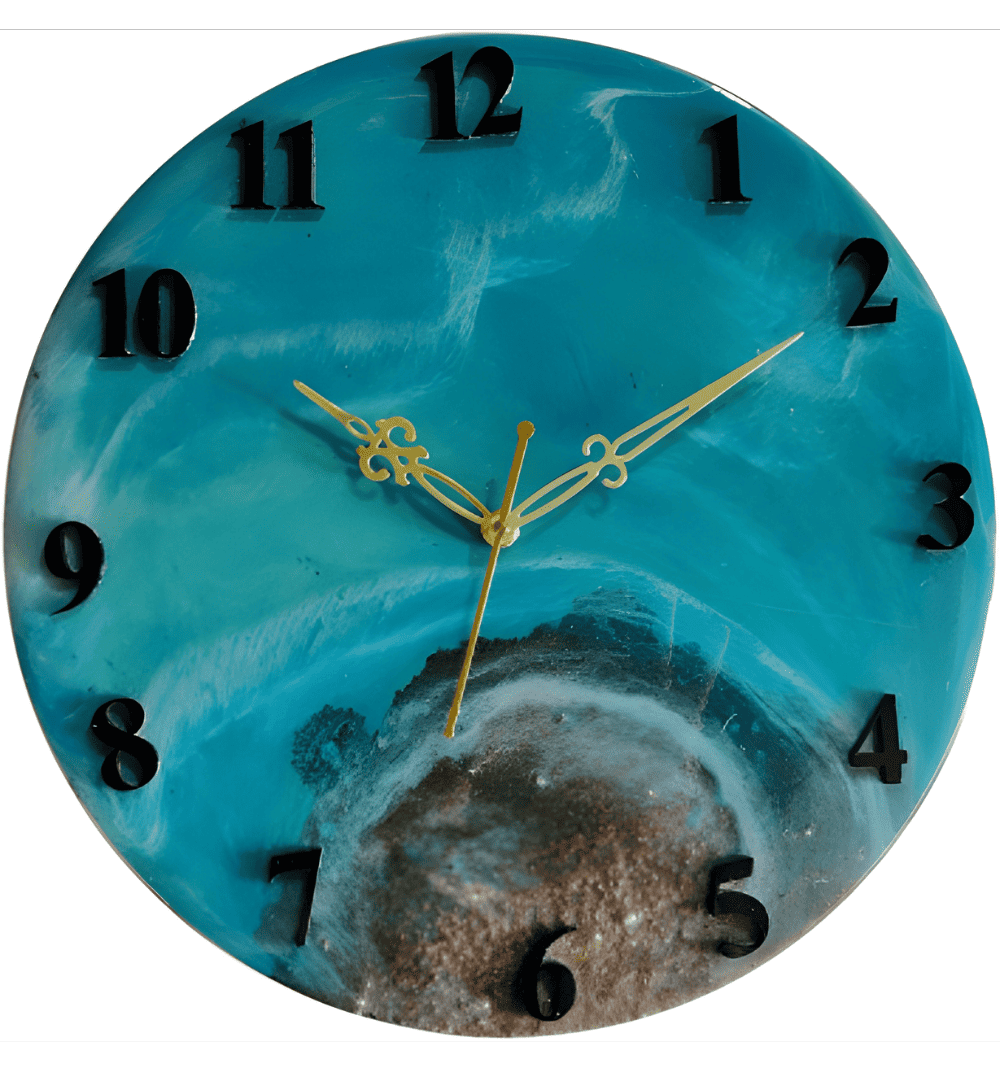 Epoxy wall Clock 3